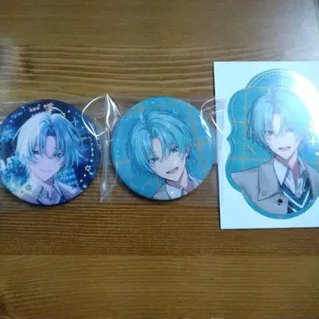 나기사 트라웃 캔뱃지 클리어 스티커