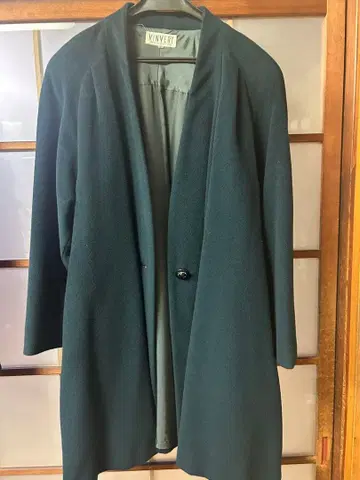 VINVERT 다크 그린 체스터 코트 사이즈 11호