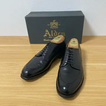 알든 Leather Soul 별주 87157 가죽 신발 블랙 8