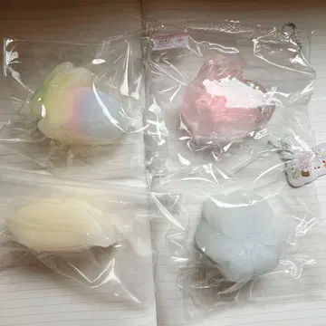 해외 스퀴즈 월병 세트 토끼 컬러풀 얼음 버터 밀크 캔디 진흙 순수 진흙