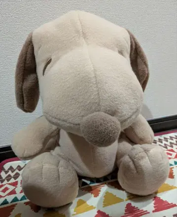 SNOOPY 슈퍼 라지 봉제 인형 모코후와 브라운 ver