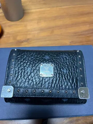 MCM 지갑 블랙 접이식