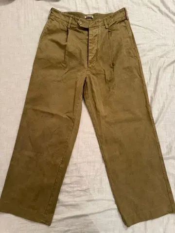 AURALEE PRODUCT DYED FINX CHINO 25AW