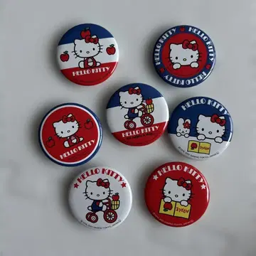 헬로키티 캔뱃지 7개 세트 2001년제