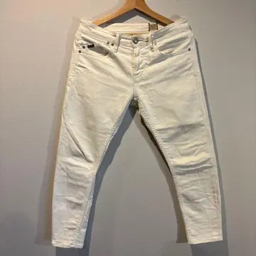 야눅 화이트 데님 청바지 MICHEL 30