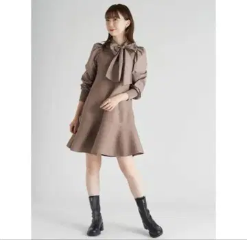 CELFORD 셀포드 백리본 미니 원피스 그레이지 38