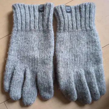 mont-bell 울 니트 장갑 그레이 M 사이즈