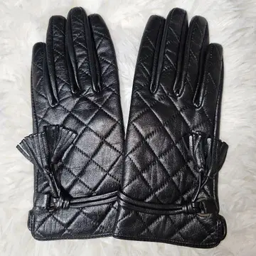 그레이스 콘티넨탈 장갑 양가죽 프리 사이즈 프린지 장식 귀여운