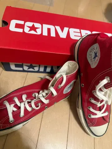 컨버스 올스타 레드 스니커즈