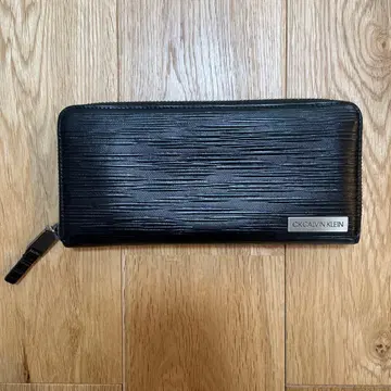 CK CALVIN KLEIN 블랙 장지갑