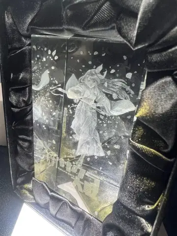 신 사쿠라 대전 크리스탈 유리 캐릭터 조각