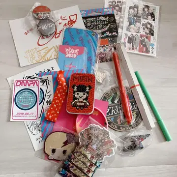 덴파구미.inc 굿즈 세트 입회 혜택 스마트폰 링