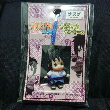 NARUTO 질풍전 x 코스튬 큐피 사스케 미니 피규어 스트랩