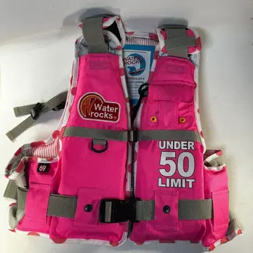 Water Rocks 핑크 구명 조끼 UNDER 50 LIMIT