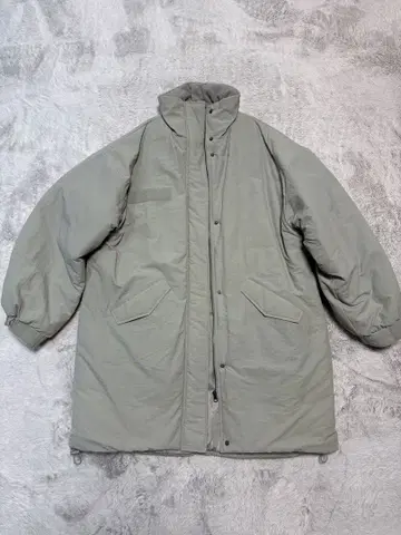 그레이 밀리터리 자켓 충전솜