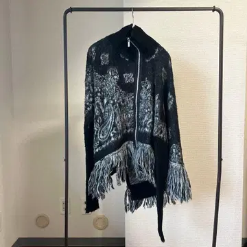 sacai 반다나 자카드 니트 반다나 니트 자켓