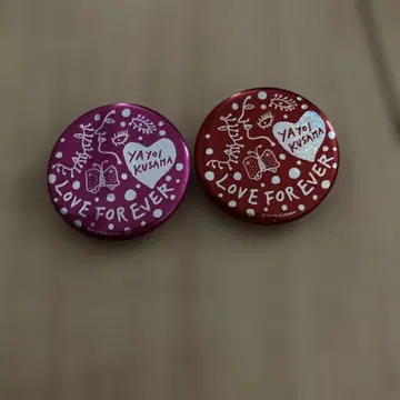 쿠사마 야요이 캔 배지 쿠사마 야요이 2세트