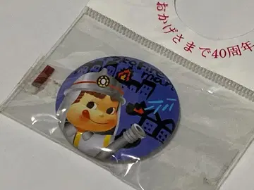 페코짱 소방관 캐릭터 캔뱃지 NECTAR 40주년 기념