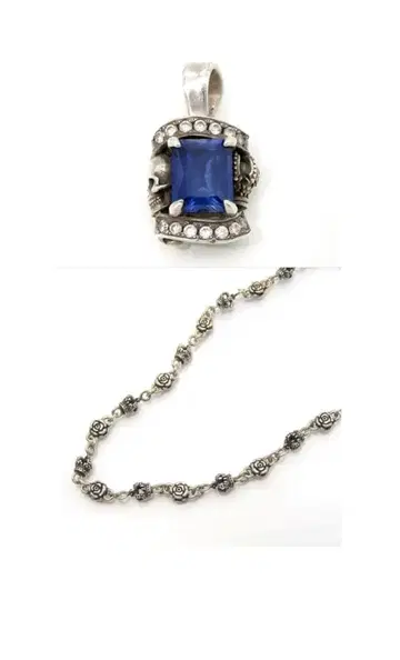 JUSTIN DAVIS 펜던트 목걸이 GLAM ROX 체인 포함