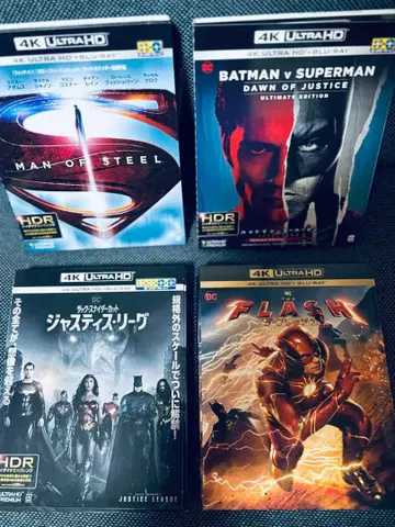 배트맨, 슈퍼맨, 더 플래시 4K ULTRA HD 세트