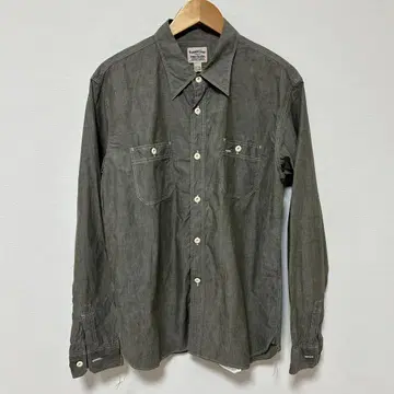 미사용 새상품 Pherrow's Shirt 그레이 긴팔 셔츠 사이즈 16