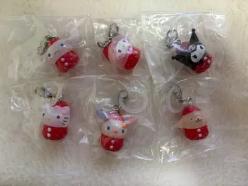 산리오 캐릭터즈 딸기 메지루시 액세서리 컴플리트 세트