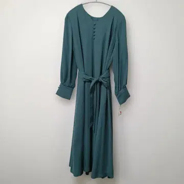 택 포함 새상품 그린 롱 원피스