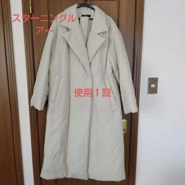 스타닝 루어 충전솜 롱 코트