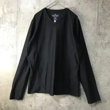 B1460 구제 의류 롱 T 블랙 러셀 애슬레틱 90s Y2K