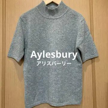 Aylesbury 도쿄 스타일 캐시미어 100% 반팔 스웨터 앨리스버리