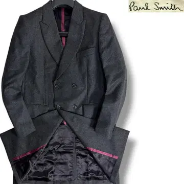 J6391 새상품급 폴스미스 더블 체스터 코트 차콜 그레이 M