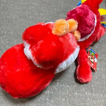 슈퍼 마리오 빅 사이즈 쿠타토 봉제 인형 요시 빨간색