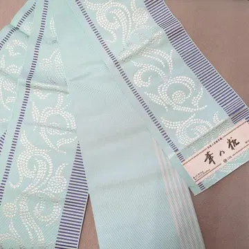 순수 실크 하카타 오비 반폭 오비 16