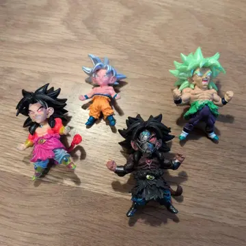 드래곤볼 가챠가챠 4체 세트