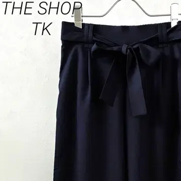 더 샵 TK 와이드 팬츠 허리밴딩 포켓 부착 심플