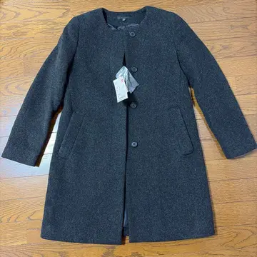 UNIQLO 울 노카라 코트