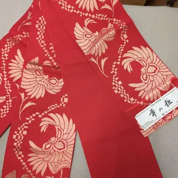 순수 실크 하카타 직조 반폭 오비 17