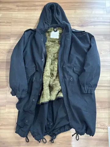 모즈 코트 블랙 L 사이즈 라이너 포함