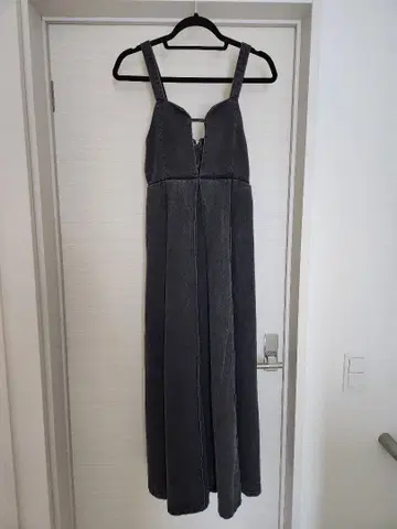 에직 그레이 데님 원피스