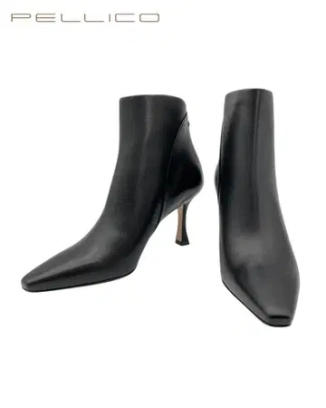 [ 미사용 ] PELLICO VENERE 백지퍼 힐 가죽 부츠 36