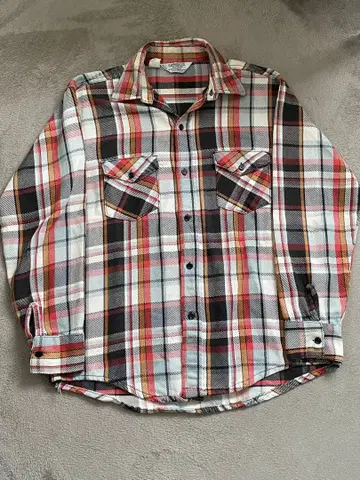 G.H.BASS &CO. 체크 무늬 플란넬 셔츠 긴팔