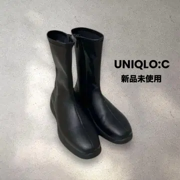 [새상품] UNIQLO:C 유니클로 씨 스트레치 숏부츠 블랙