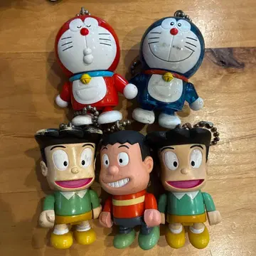 레어 도라에몽 치키치키 키링 5개