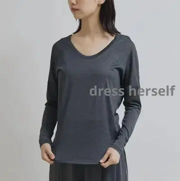 Dress Herself 티셔츠/실크 롱 슬리브