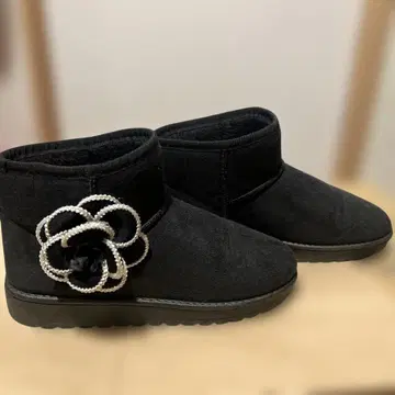 여성용 무스탕 숏부츠 까멜리아