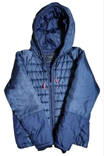 ZARA 후드 부착 다운 자켓
