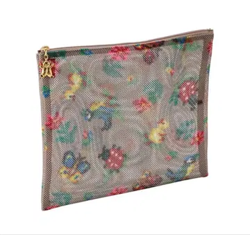 FEILER 하이디 메쉬 전사 프린트 파우치 베이지