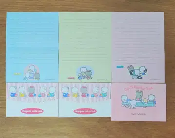 쇼와 레트로 산리오 냐니뉴녜뇽 레터 세트 1984년