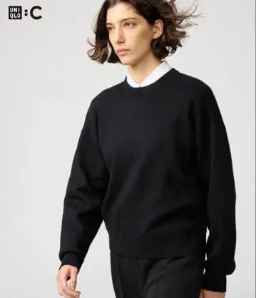 인기 완판템 UNIQLOC 스무스 코튼 크루넥 스웨터