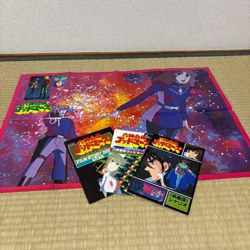 1982년 육신합체 갓마즈 이데온 포스터와 시나리오 도서 3권